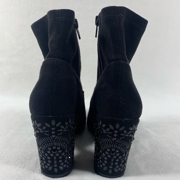 Steve Madden Aubree Ankle Boots Black Sz 7.5M - Picture 8 of 12